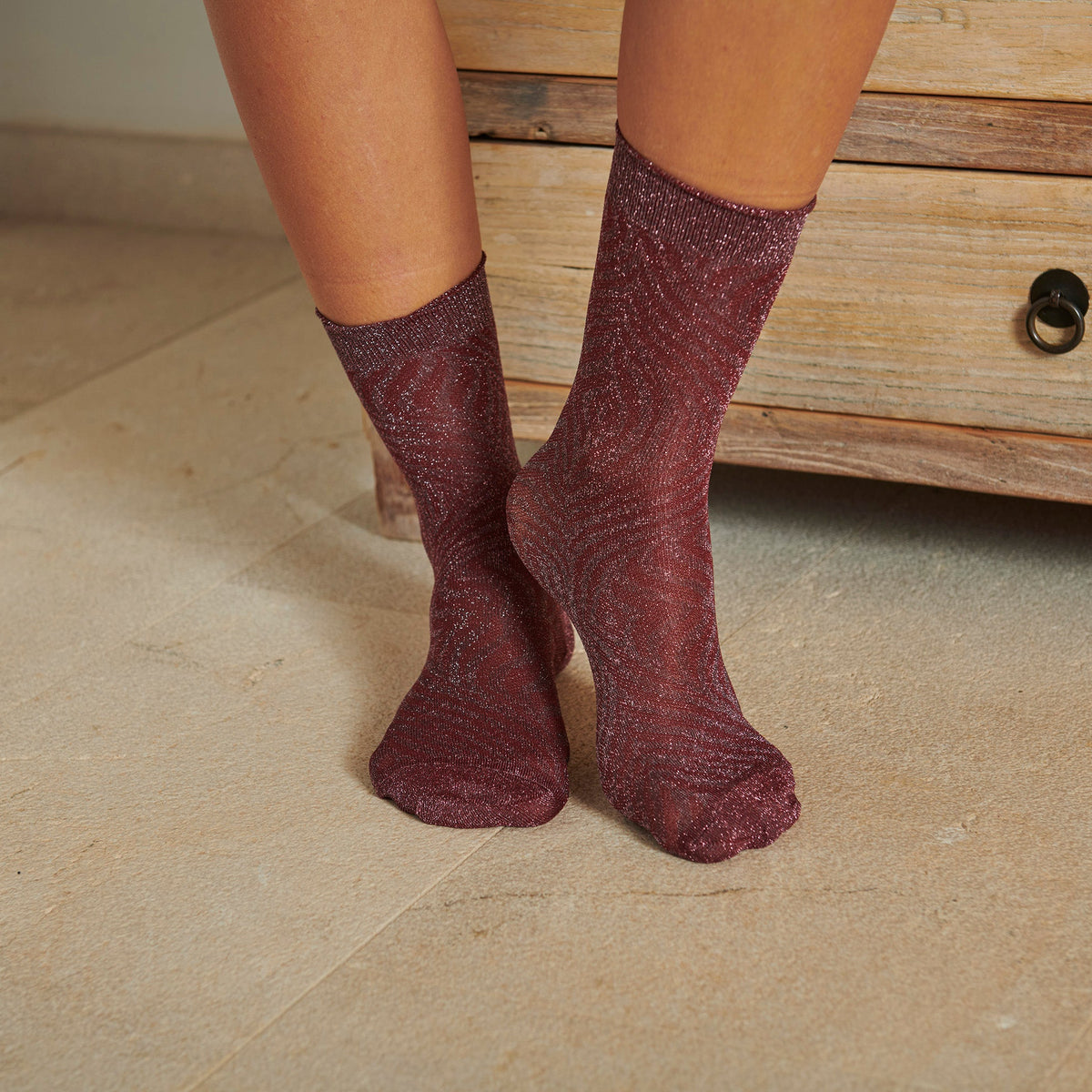 Luisa glitter socks