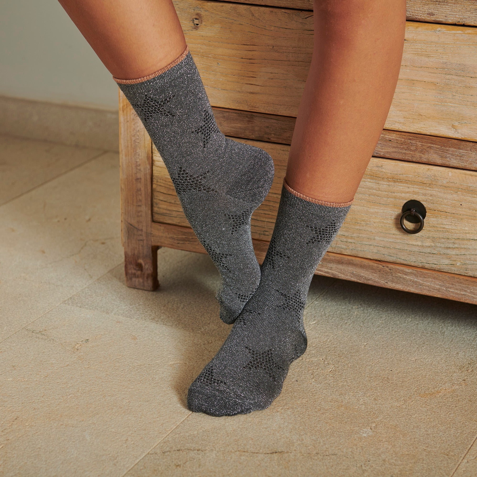 Felicia glitter socks