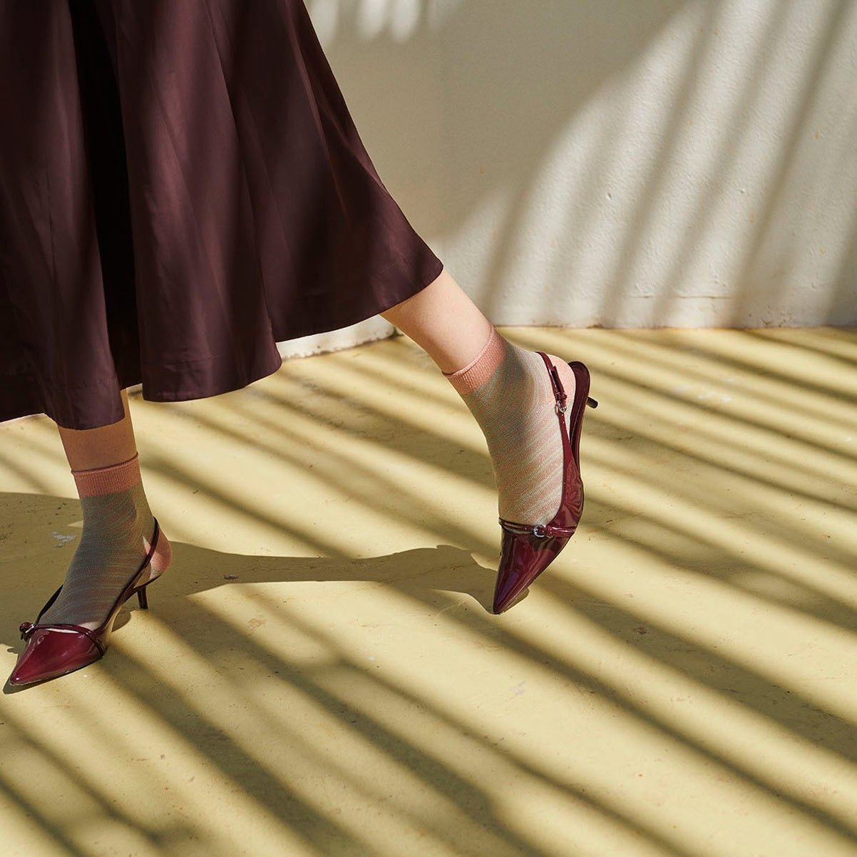 Elisa glitter short socks