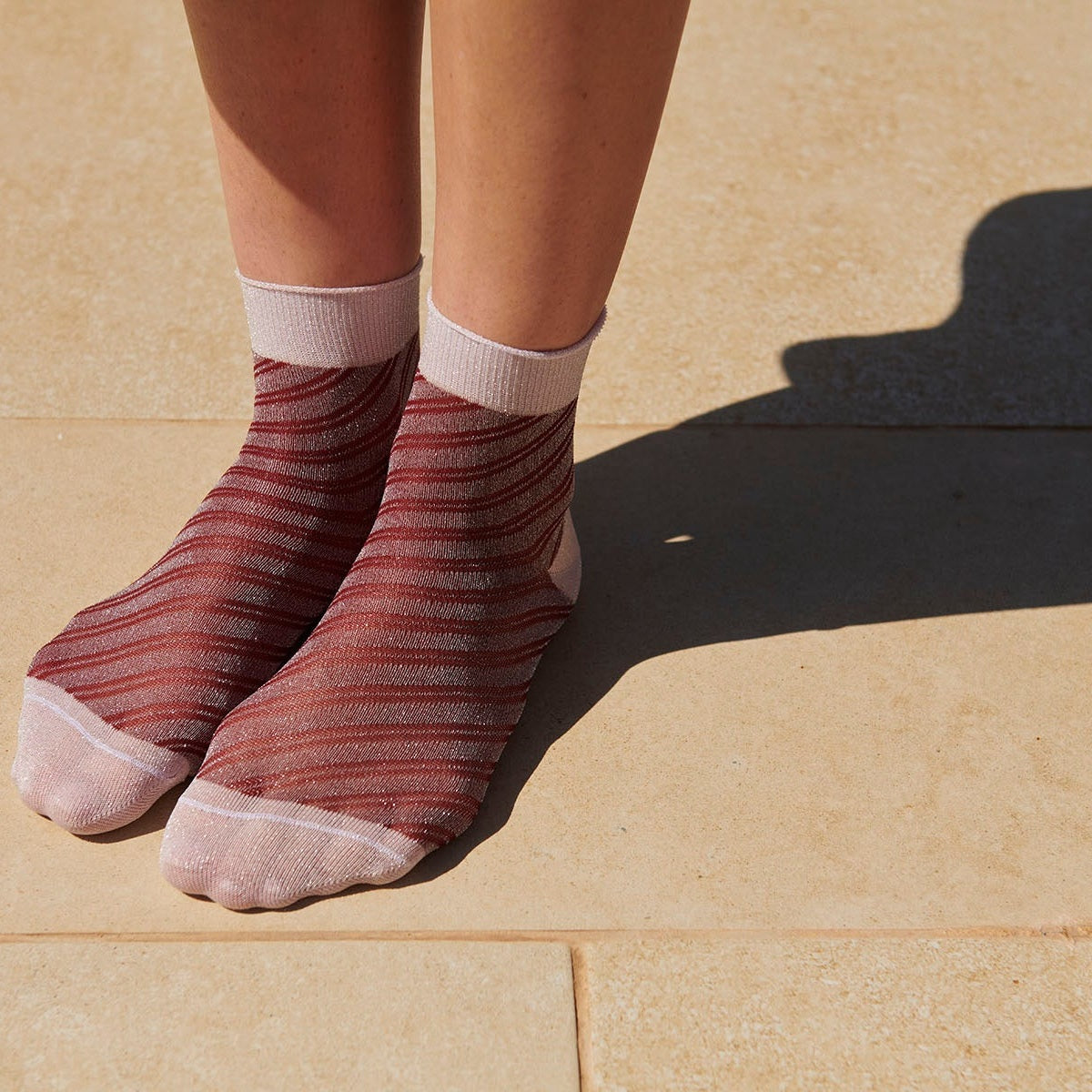 Elisa glitter short socks