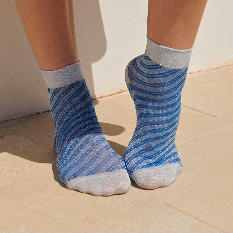 Elisa glitter short socks