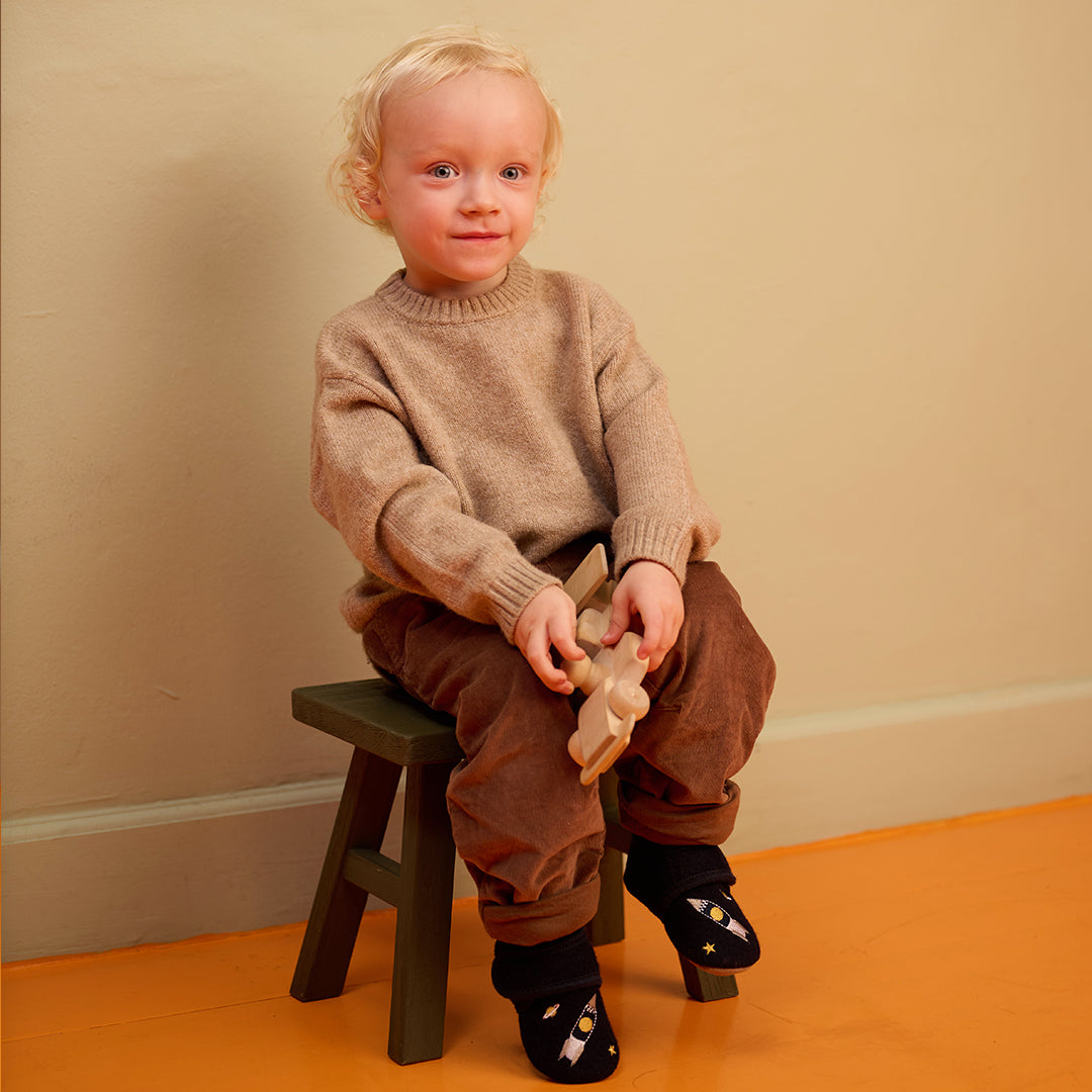 Space wool slipper
