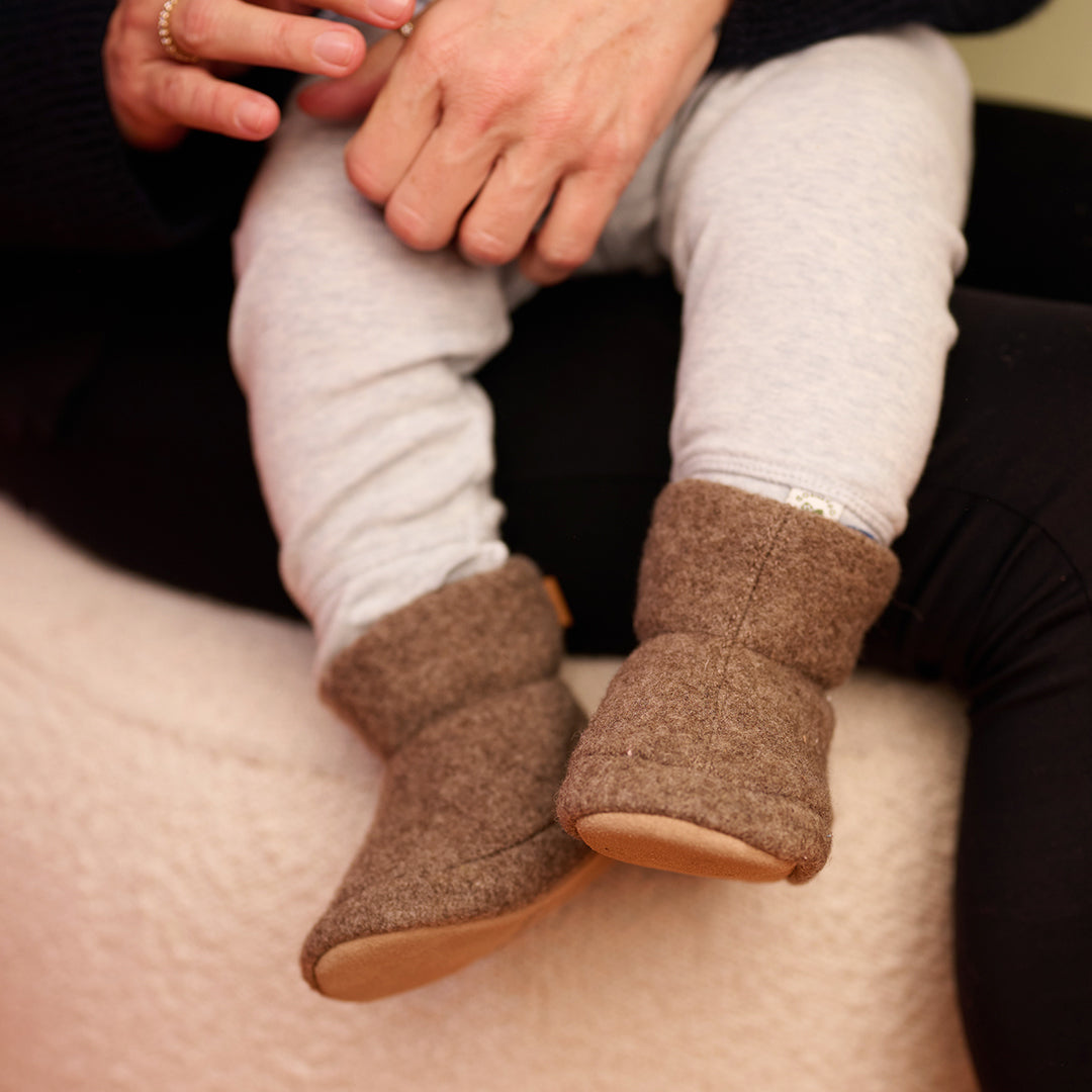 Wolly textile slipper