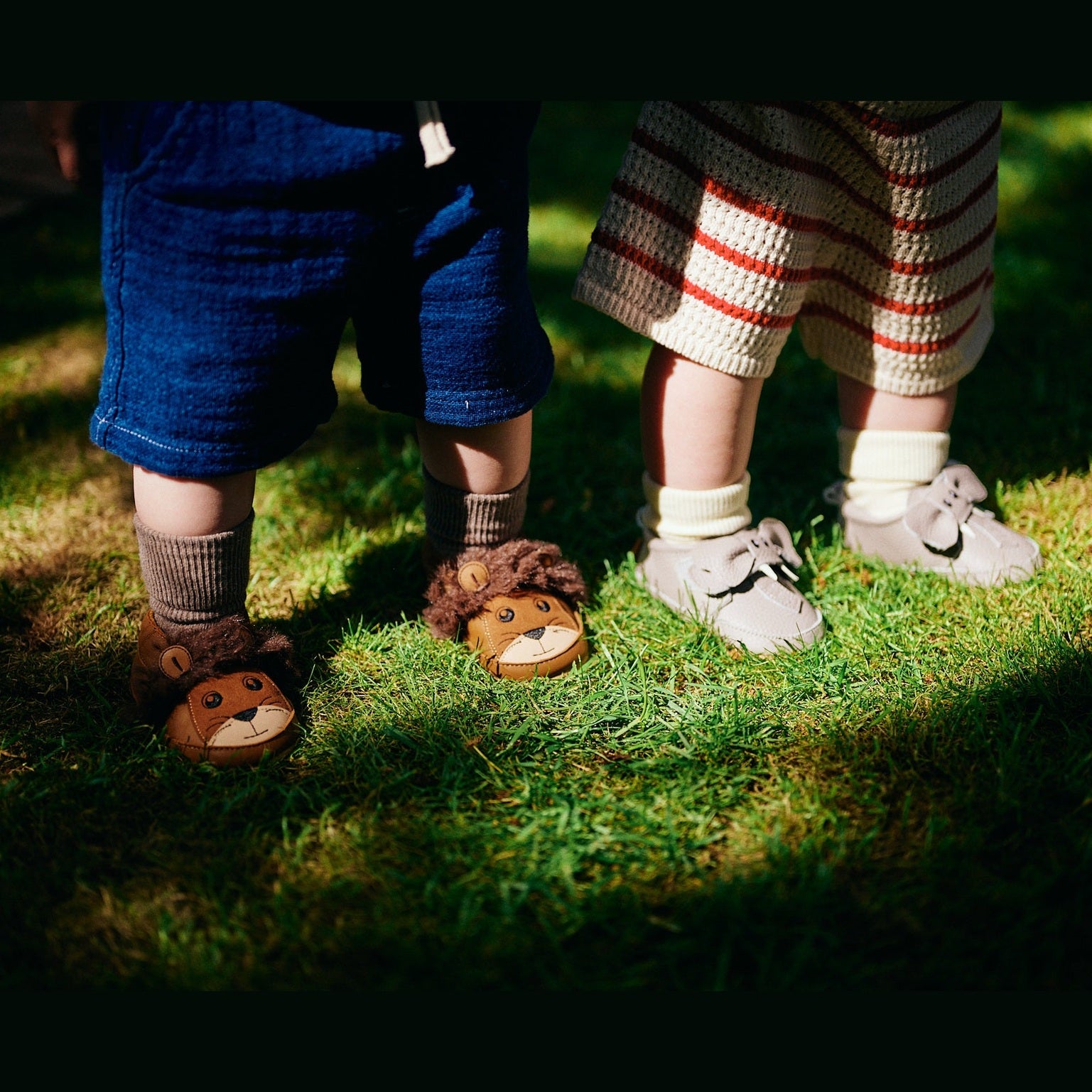 Lion Leather slippers