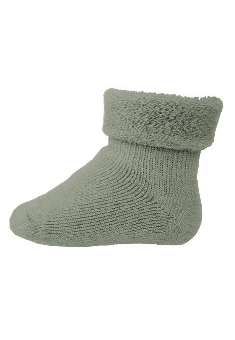 Wool baby socks - Lily Pad -17/18