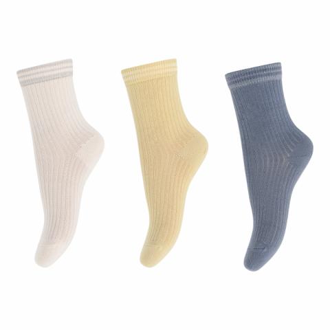 Alba 3-pack socks - Grey Multi mix -22/24