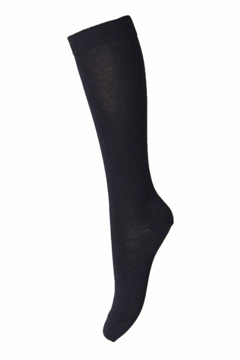 Wool/Cotton knee socks - Dark Navy -37/39