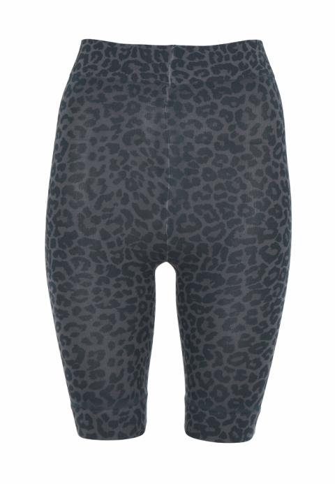 Leopard shorts - 150 denier - Anthracite -   OS