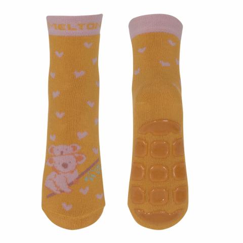 Koala love socks anti-slip - Honey Mustard -17/19