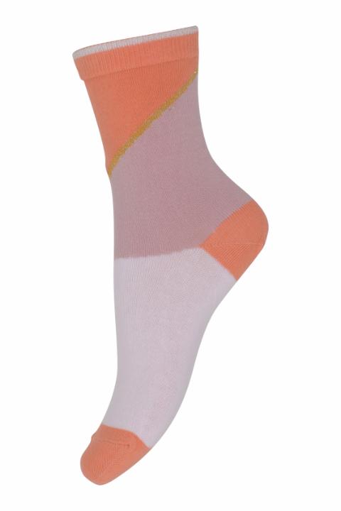 Colourblock socks - Clementine -23/26
