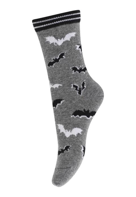 Bat socks - Light Grey Mel. -23/26