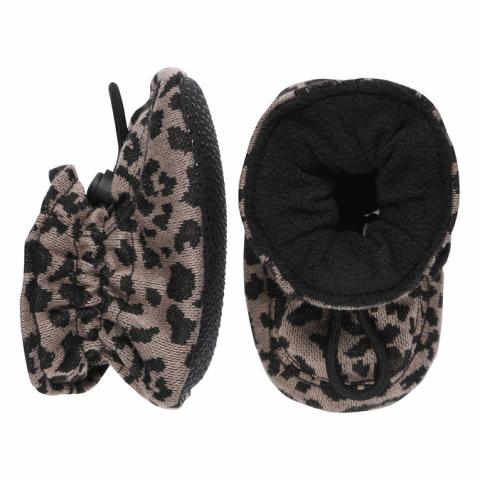 Leopard textile slippers - Leafless Tree -16/17