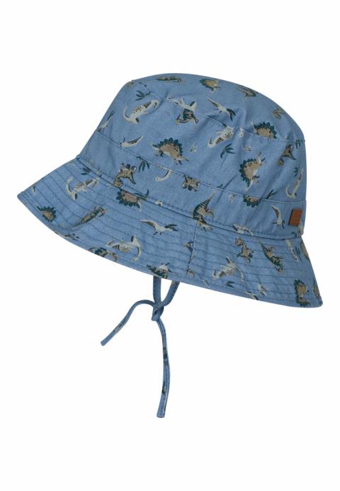 Bucket Hat w/print - Faded Denim -   45