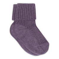 Cotton rib baby socks