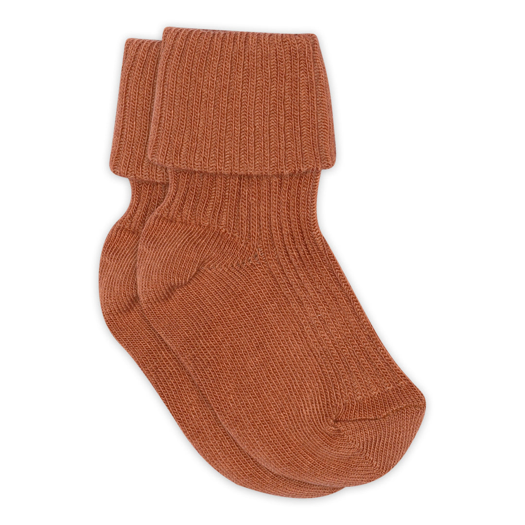 Cotton rib baby socks
