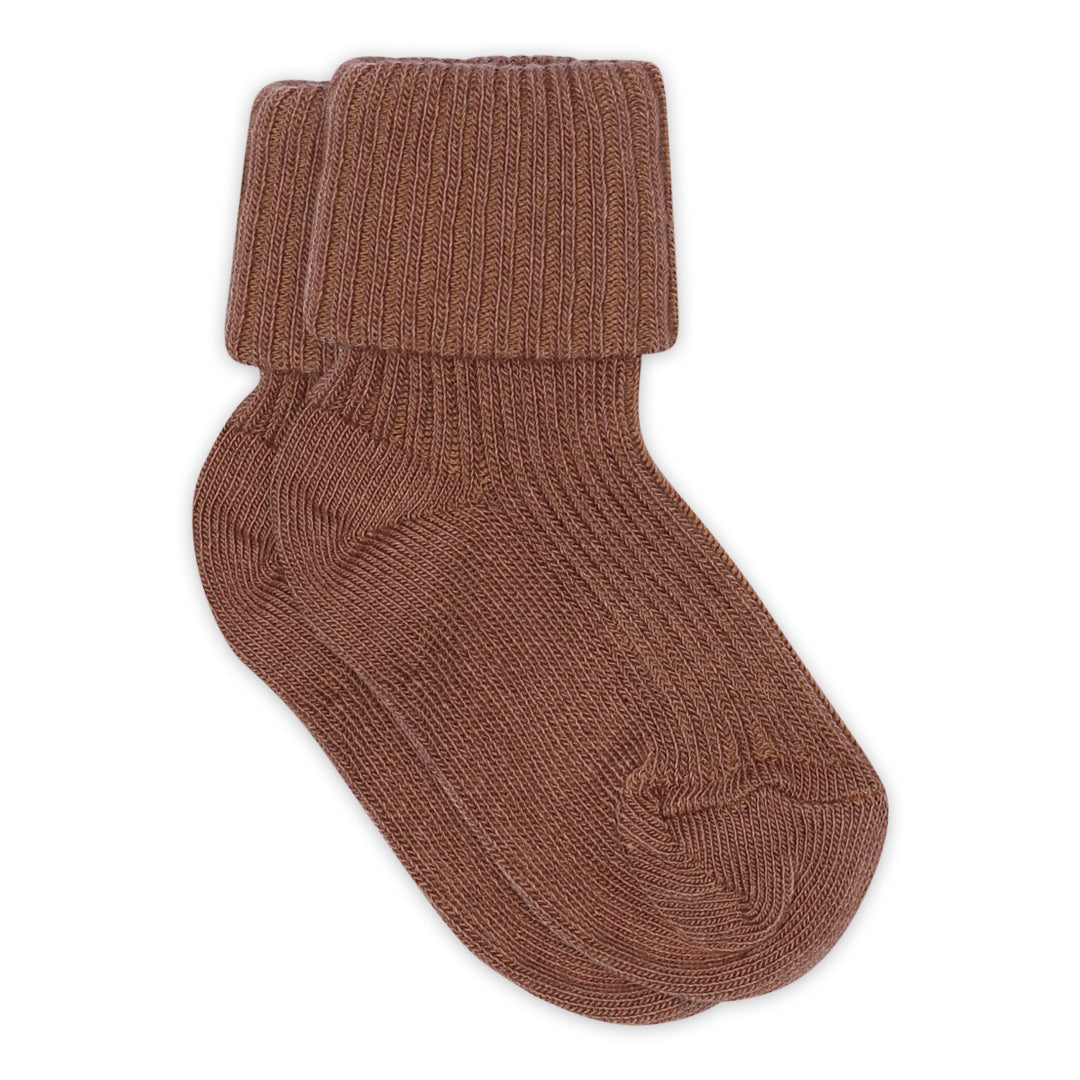 Cotton rib baby socks