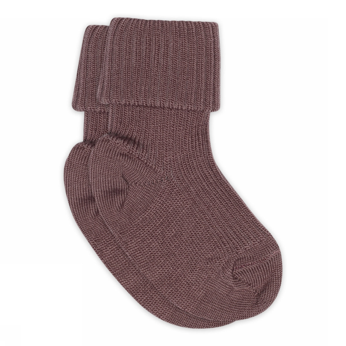 Wool rib baby socks