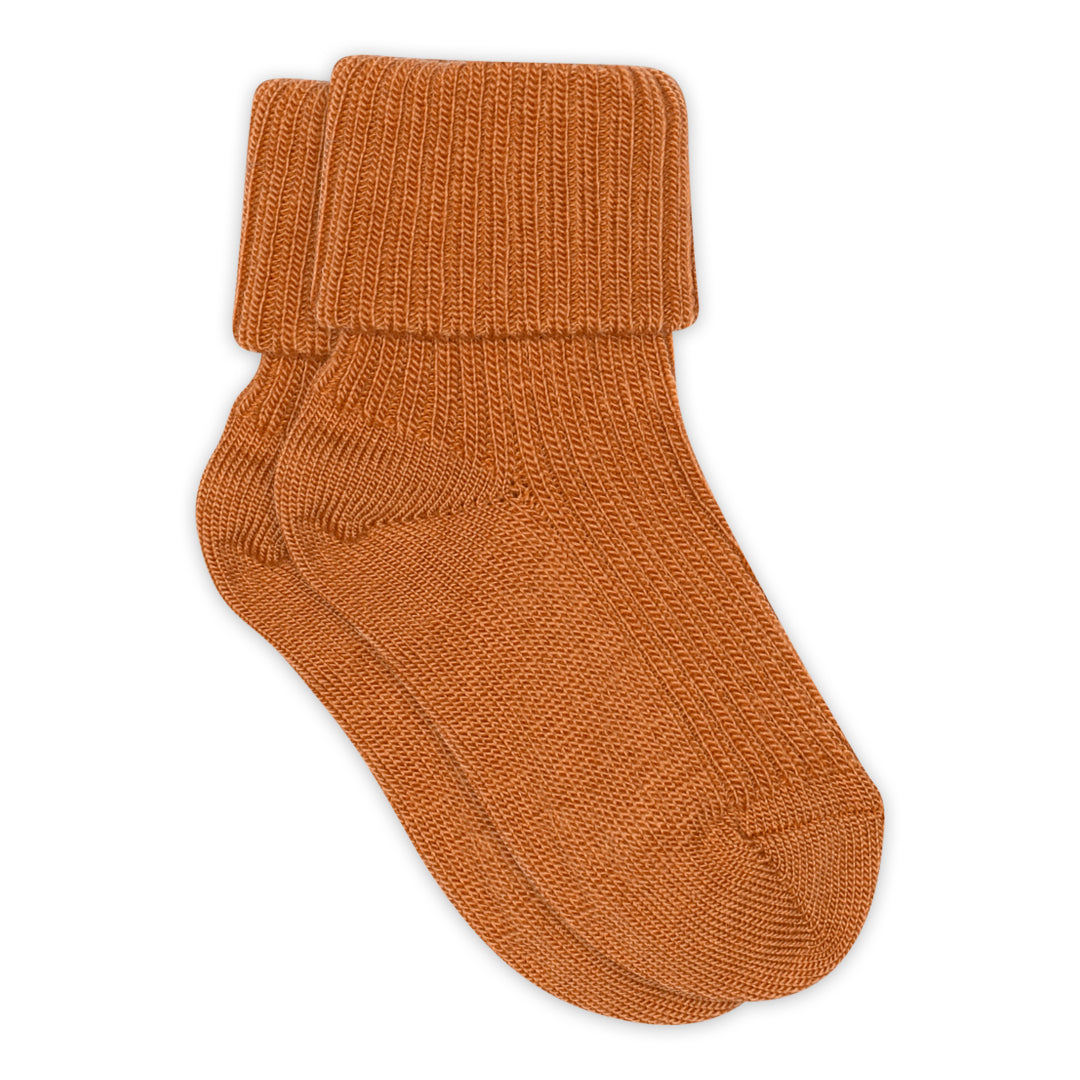 Wool rib baby socks