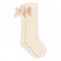 Liva knee socks - bow