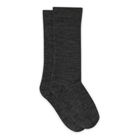 Wool rib knee socks