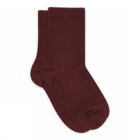 Wool rib socks