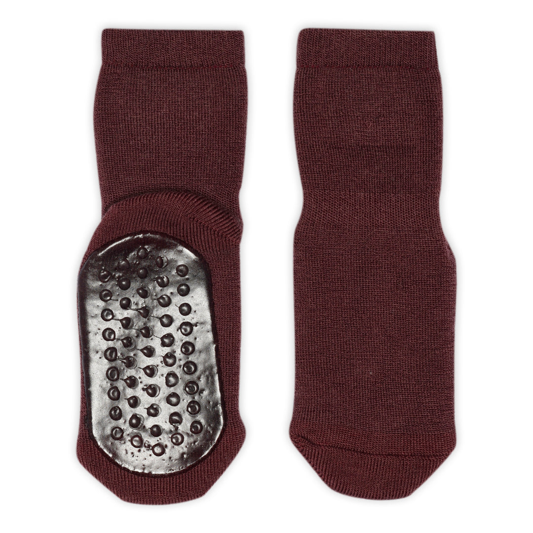 Wool socks - anti-slip
