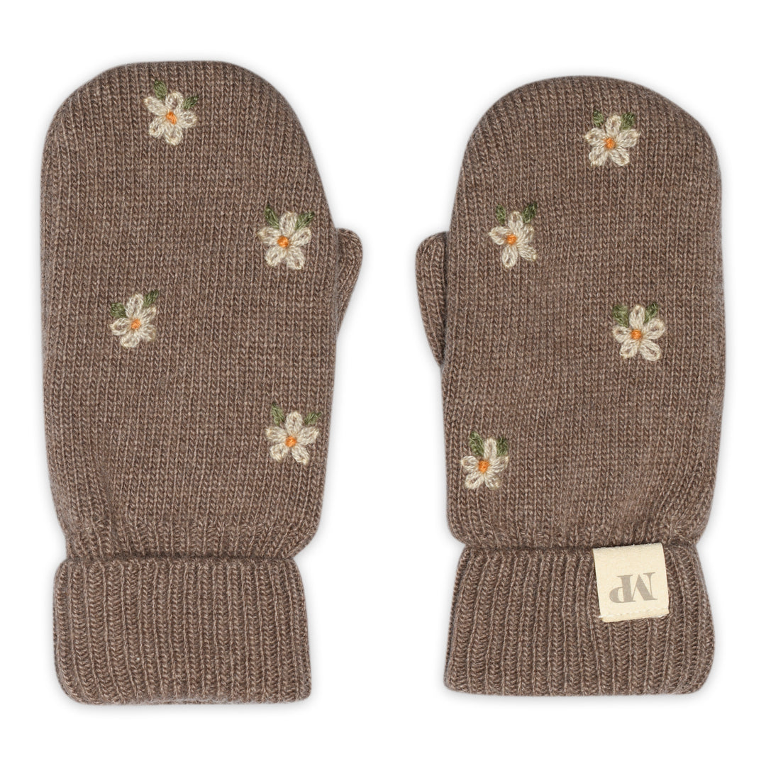 Helsinki floral mittens