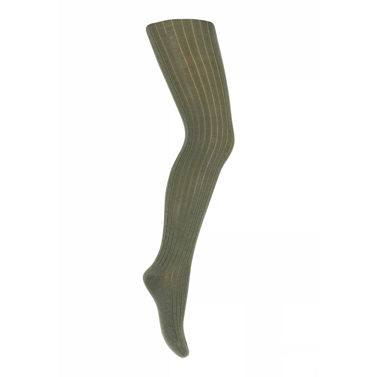 MPkids Strømpebukser - Wool rib tights i Olivine  Køb olivine Strømpebukser fra MPkids hos MP Denmark