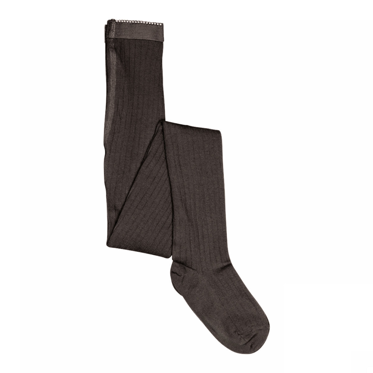 MPkids Strømpebukser - Wool rib tights i Dark Brown  Køb dark brown Strømpebukser fra MPkids hos MP Denmark
