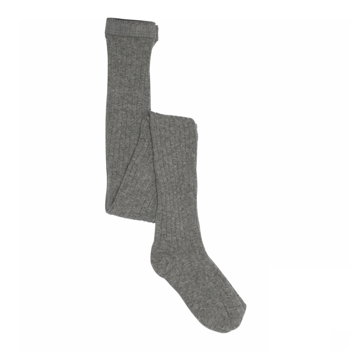 MPkids Strømpebukser - Cotton rib tights i Grey Melange  Køb grey melange Strømpebukser fra MPkids hos MP Denmark