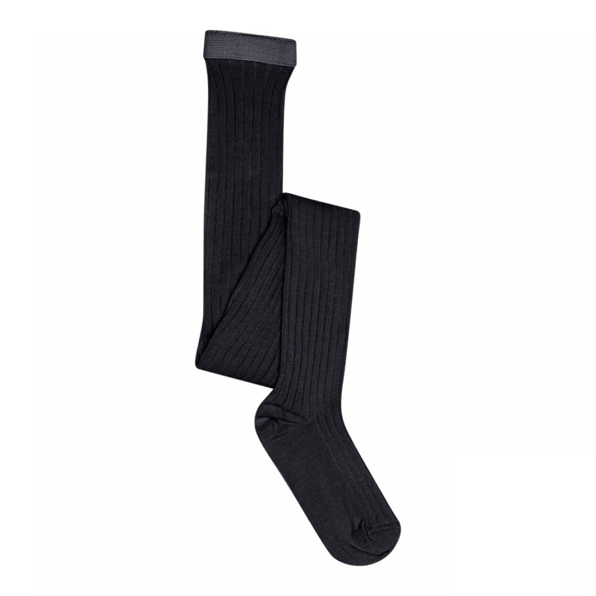 MPkids Strømpebukser - Cotton rib tights i Black  Køb black Strømpebukser fra MPkids hos MP Denmark