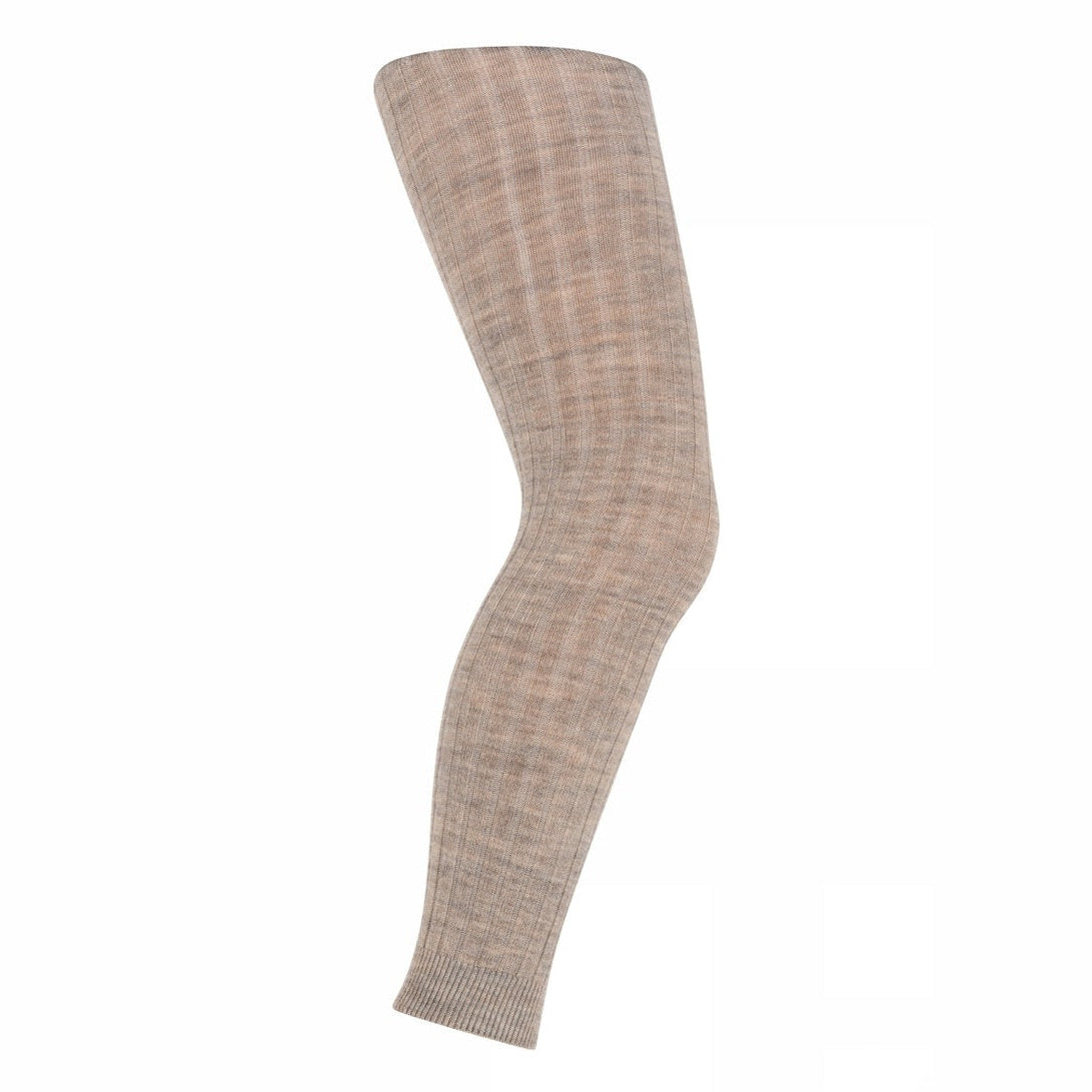 Wool rib leggings
