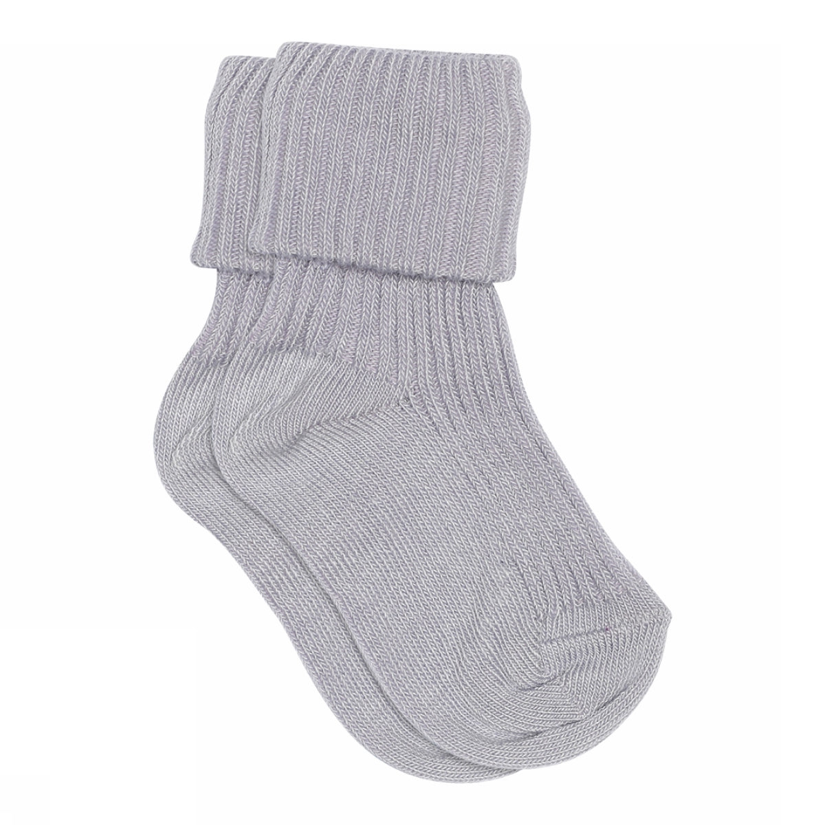 MPkids Strømper - Cotton rib baby socks i Lavender Sky  Køb lavender sky Strømper fra MPkids hos MP Denmark