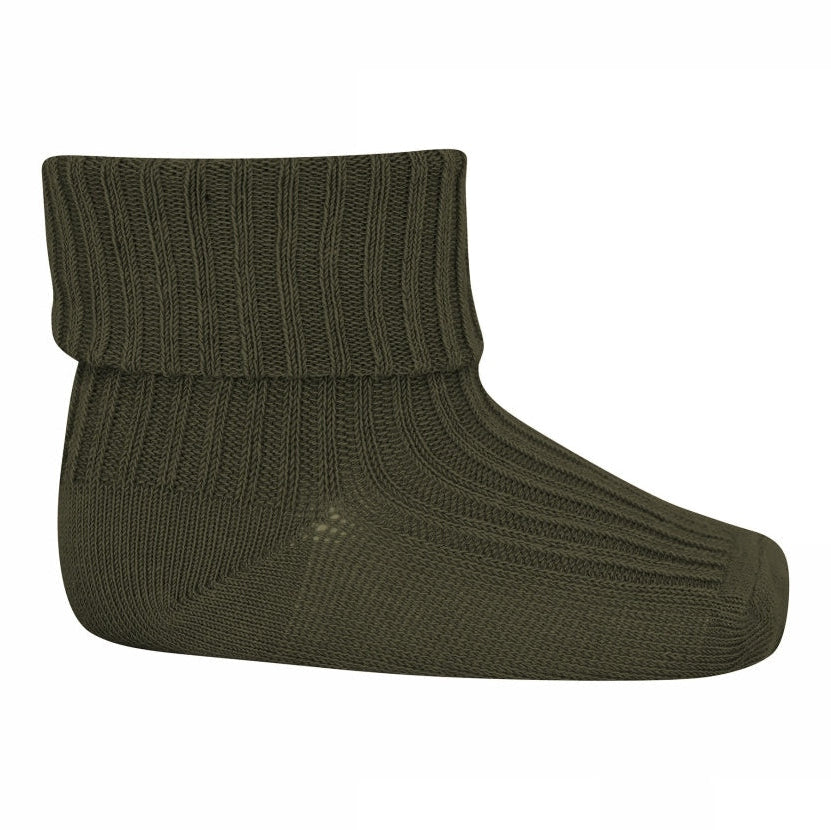 MPkids Strømper - Wool rib baby socks i Ivy Green  Køb ivy green Strømper fra MPkids hos MP Denmark