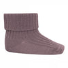 Wool rib baby socks