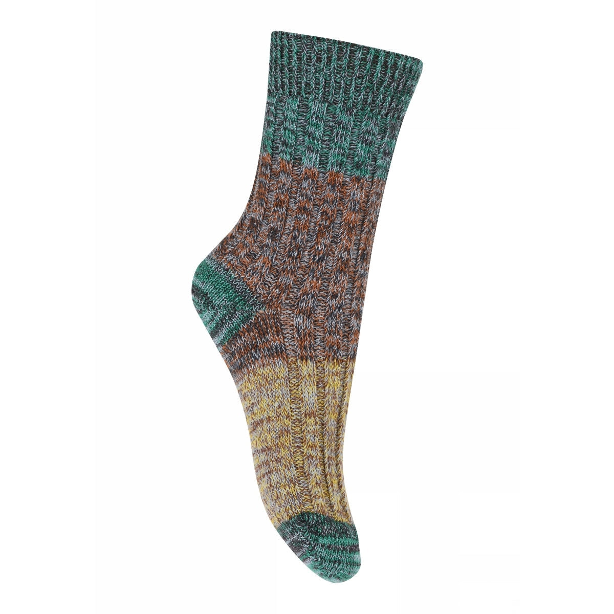 MPkids Strømper - Re-Stock socks i Root Beer, True Blue, Grey Melange, Tomato og Dark Purple  Køb root beer, true blue, grey melange, tomato og dark purple Strømper fra MPkids hos MP Denmark