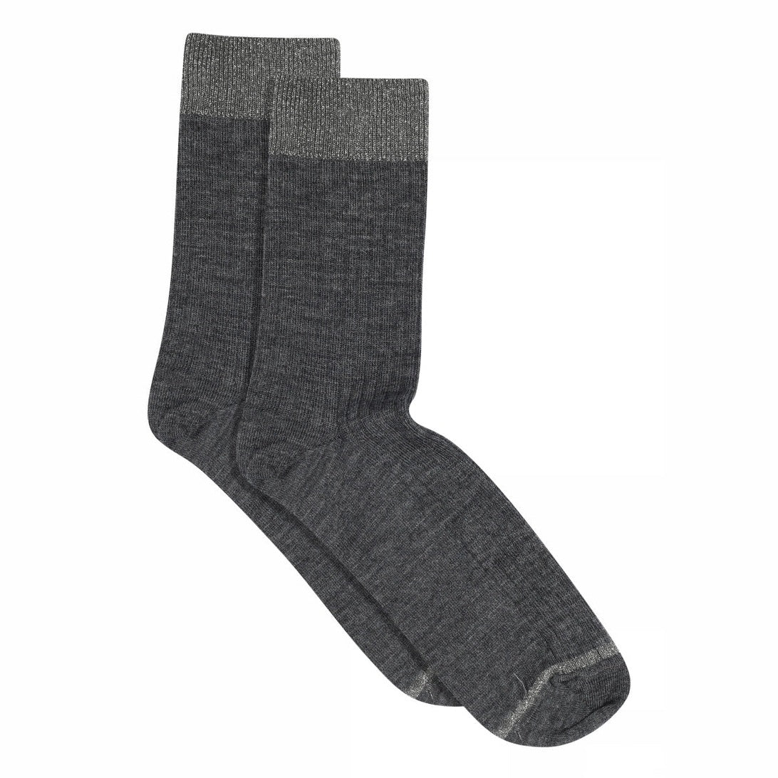 Erina wool rib socks