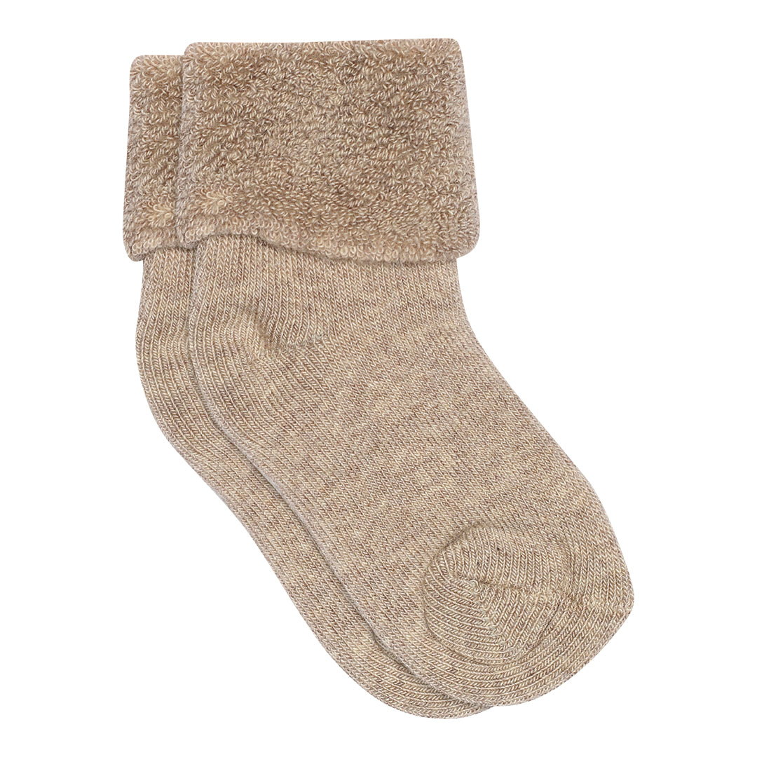MPkids Strømper - Cotton baby sock i White, Pink Champagne, Snow White, Light Brown Melange, Grey Melange, Rose Dust, Lavender Sky, Dusty Blue og Gray Mist  Køb white, pink champagne, snow white, light brown melange, grey melange, rose dust, lavender sky, dusty blue og gray mist Strømper fra MPkids hos MP Denmark