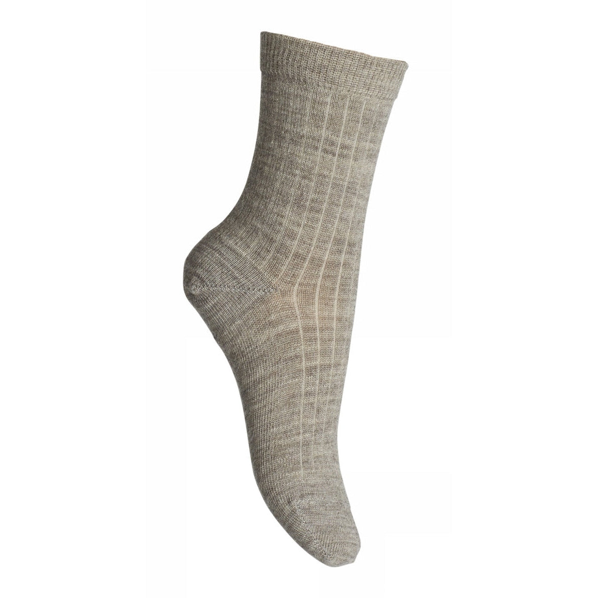 Wool rib socks