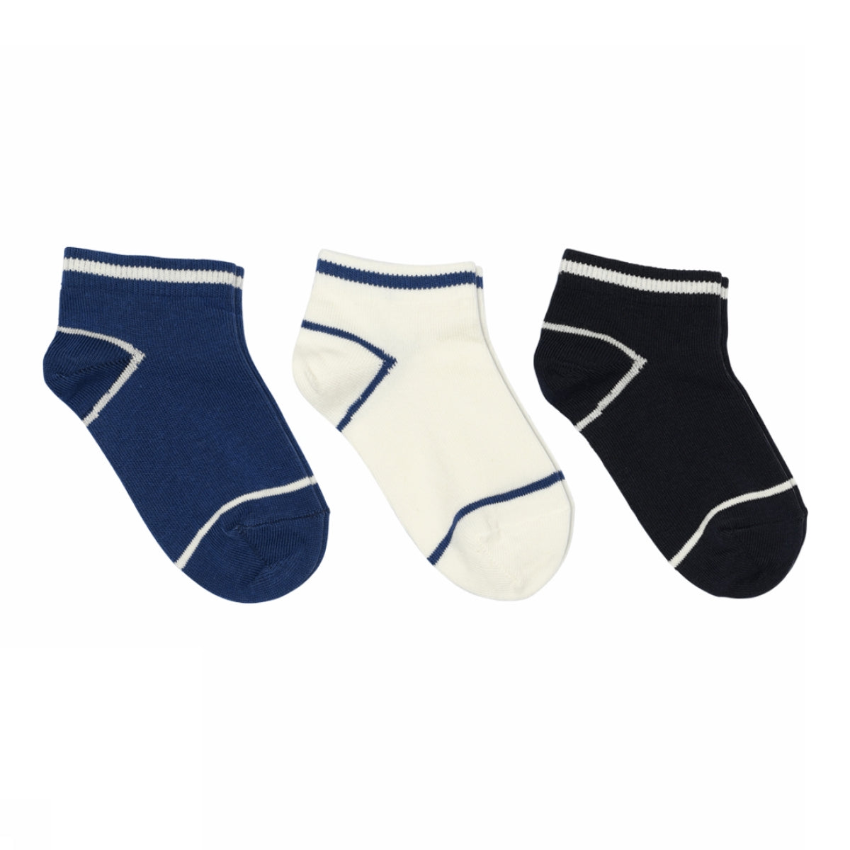 MPkids Strømper - Bo sneaker socks - 3-pack i Blue Multi Mix, Gray Mist Multi mix og Multi mix  Køb blue multi mix, gray mist multi mix og multi mix Strømper fra MPkids hos MP Denmark