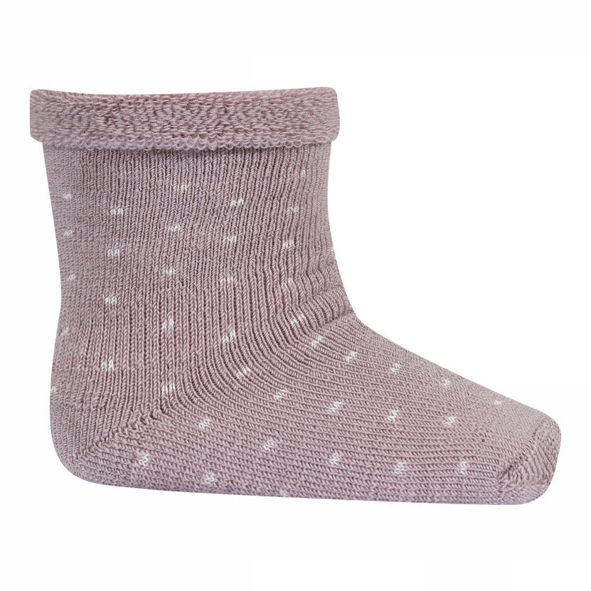 MPkids Strømper - Arin socks i Wood Rose, Brown Melange, Light Brown Melange og Stone Blue  Køb wood rose, brown melange, light brown melange og stone blue Strømper fra MPkids hos MP Denmark