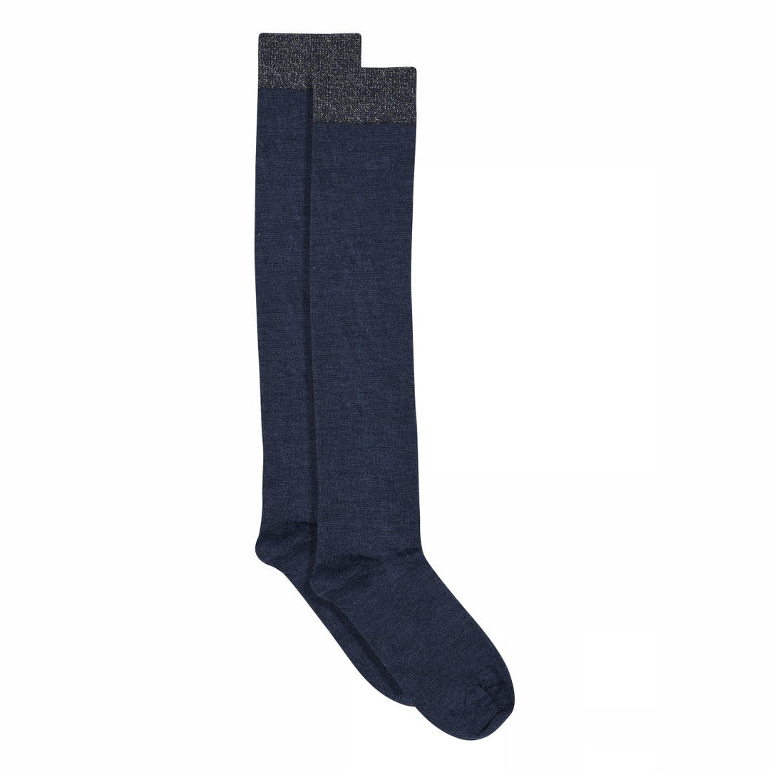 Wool/silk knee socks