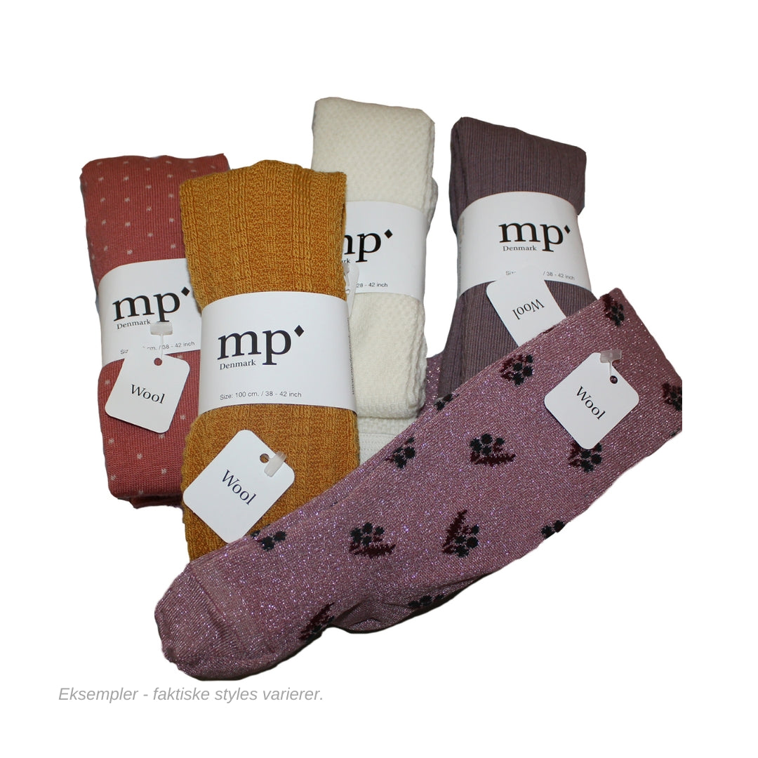 MP Denmark DK Strømpebukser - MPkids uld tights - 5-pak - Pige i Girl colors  Køb girl colors Strømpebukser fra MP Denmark DK hos MP Denmark