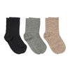 Cotton Rib socks -  3-pack