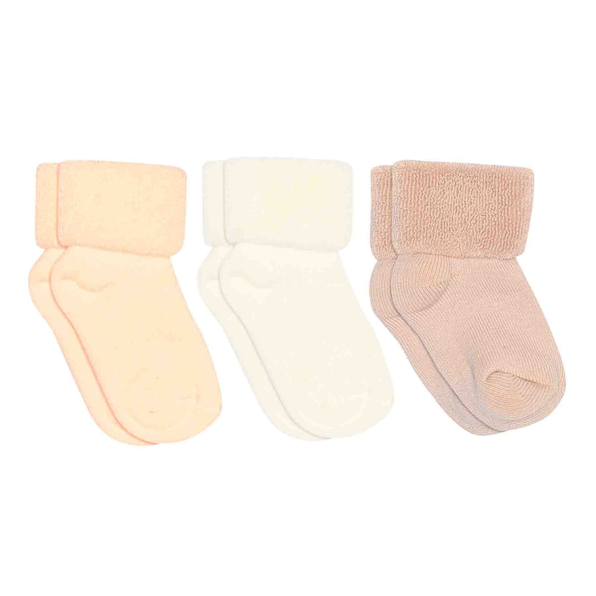 Cotton baby socks - 3-pack