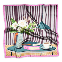 Eta silk scarf