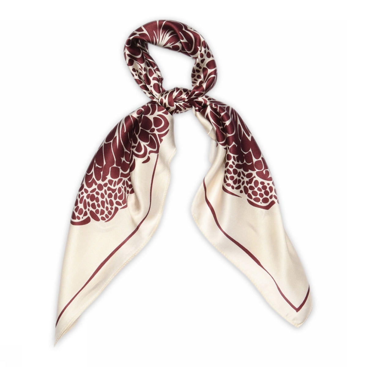 Lacey silk scarf