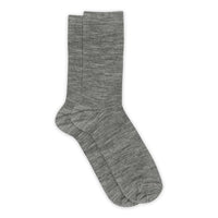 Fine wool rib socks