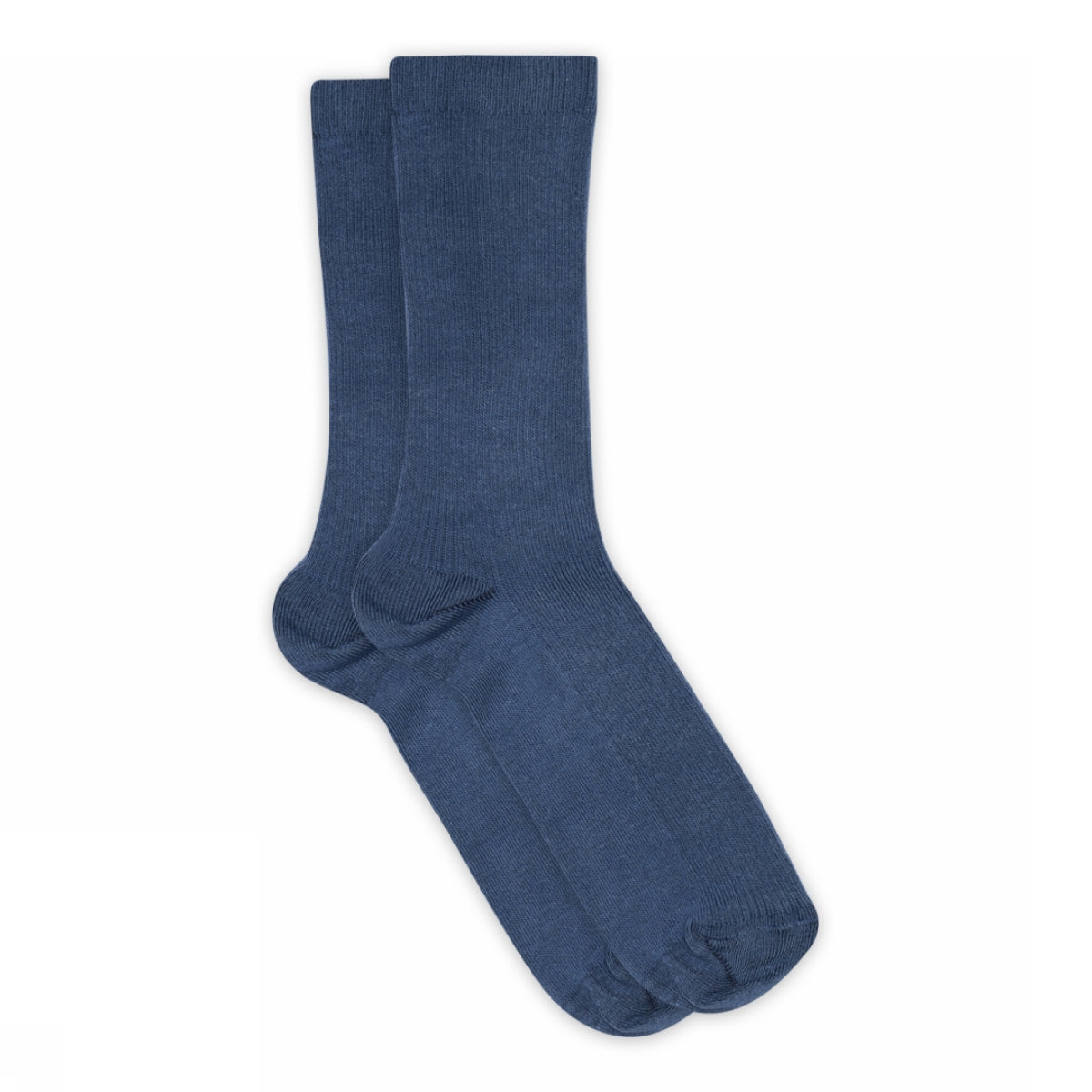 Fine cotton rib socks