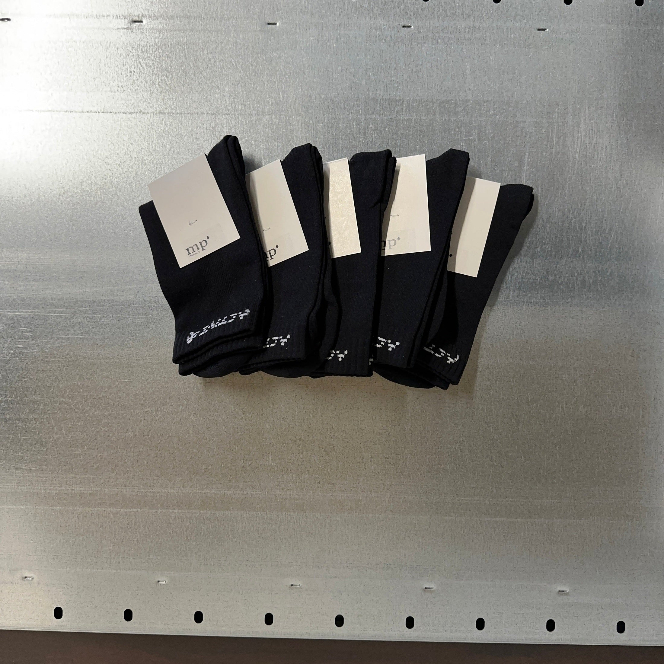 Active socks - Høj - 5-pak - Sort